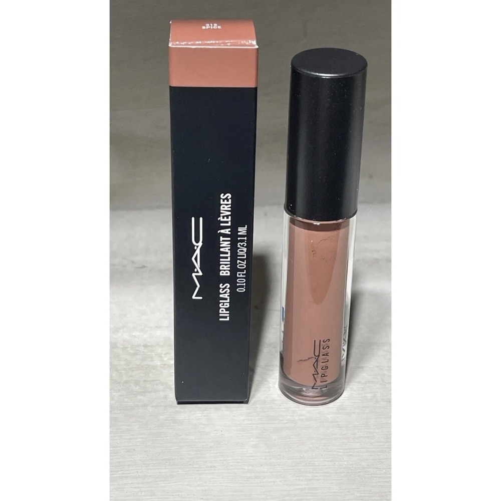 MAC Cosmetics Lipglass Shade 315 SPICE Full Size 3.1ml / .1oz New In Box